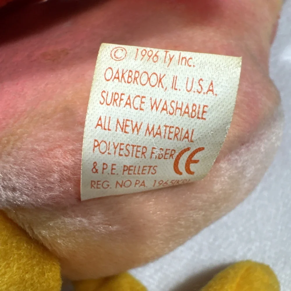 Ty Beanie Baby Strut‎ the Rooster Plush Toy Stuffed Animal Collectible